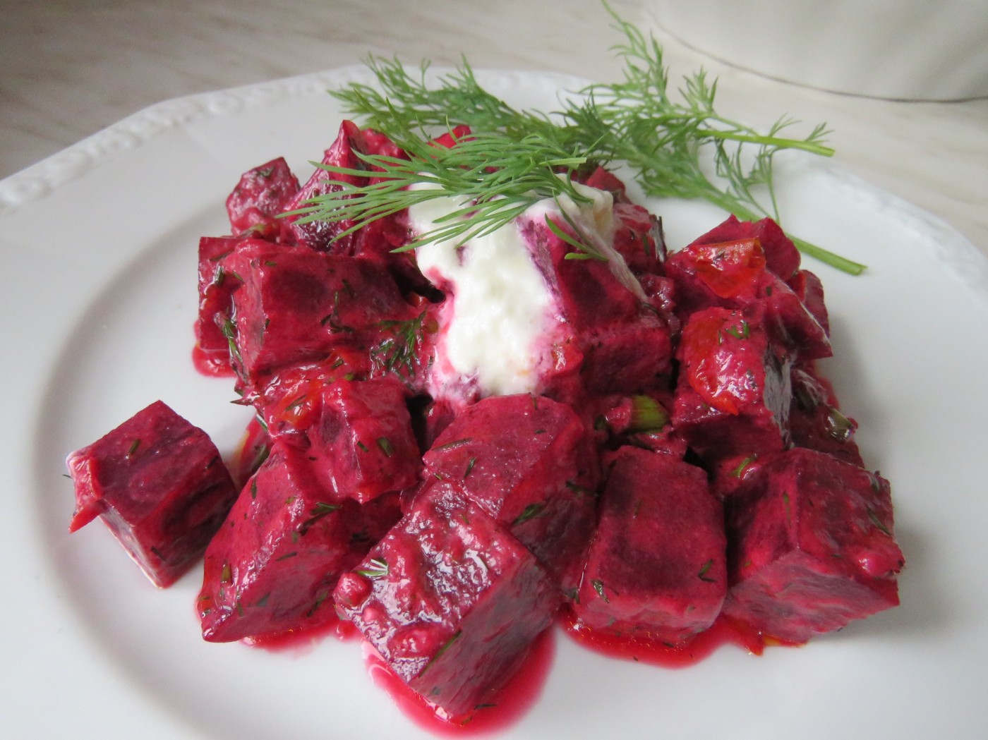 griechischer Rote-Rüben-Salat