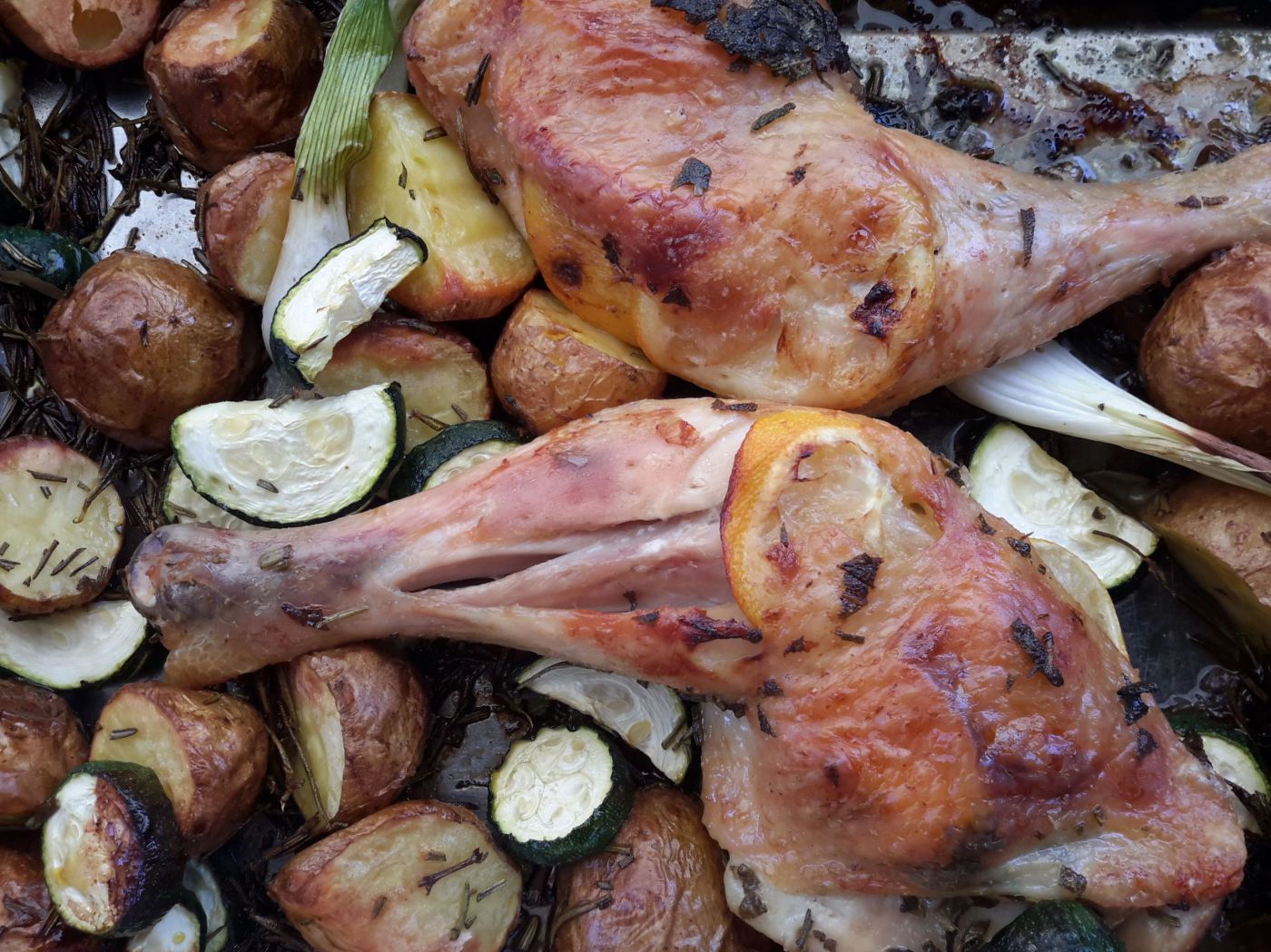 Zitronen-Salbei-Huhn