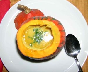 Apfel-Kürbis-Suppe