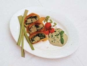 Erdäpfel-Bärlauch-Strudel