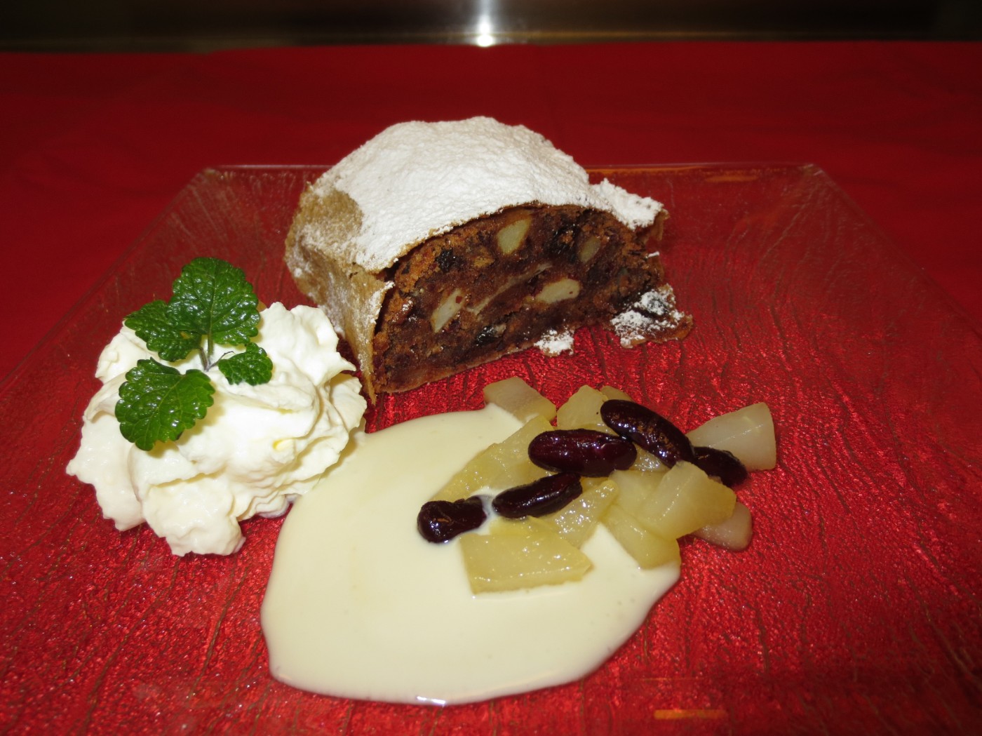 Birnen-Bohnen-Strudel