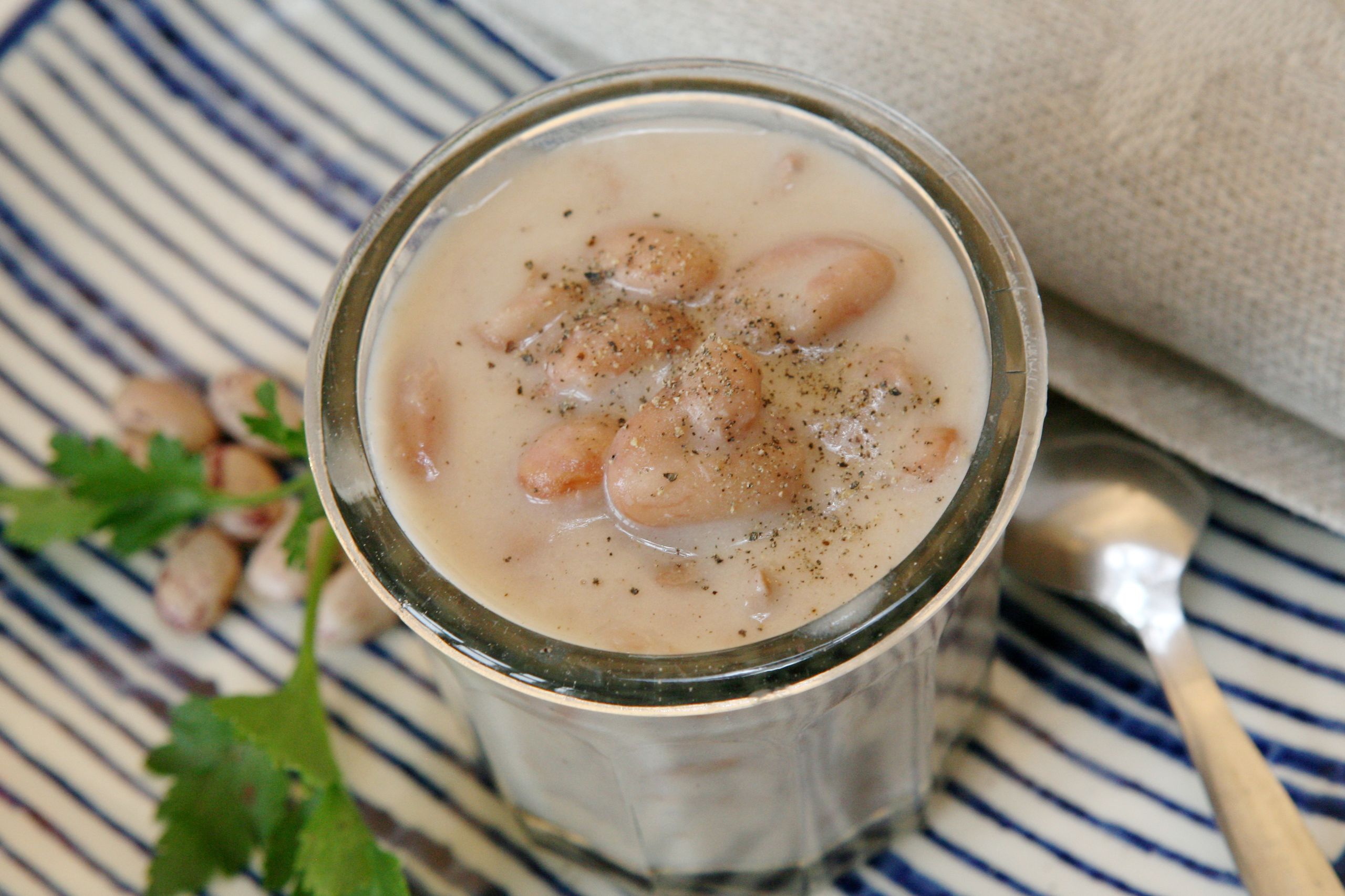 Rahmbohnensuppe