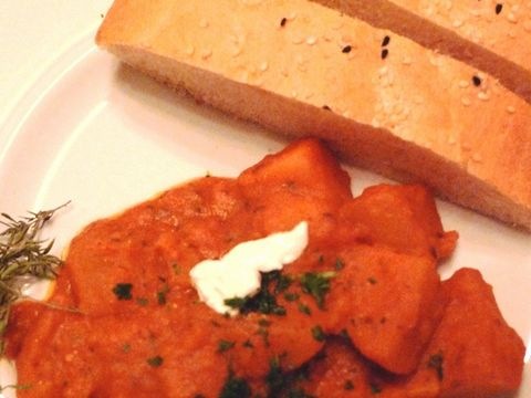 Erdäpfelgulasch vegetarisch