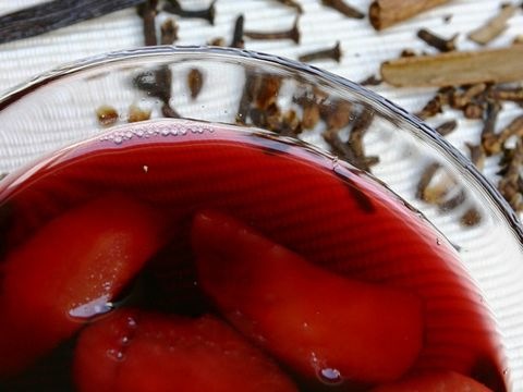 Rotwein-Birnen