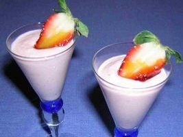 Erdbeercreme mit Lavendelhonig