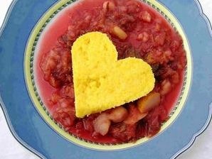Polenta mit Herbstkompott