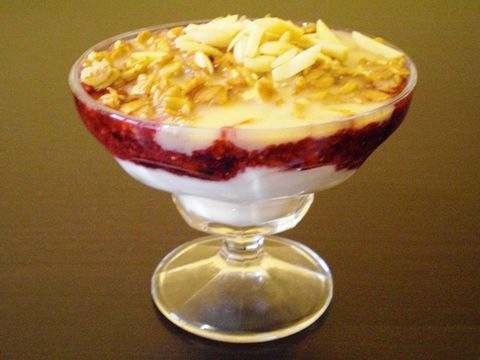 Dirndlfrucht-Power-Dessert