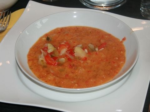 Apfelsuppe mit Chilli