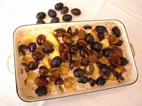 gebackene Zwetschkenknödel
