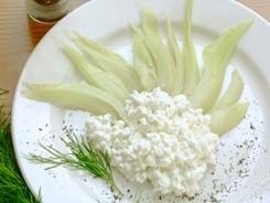 Fenchel mit Cottage Cheese