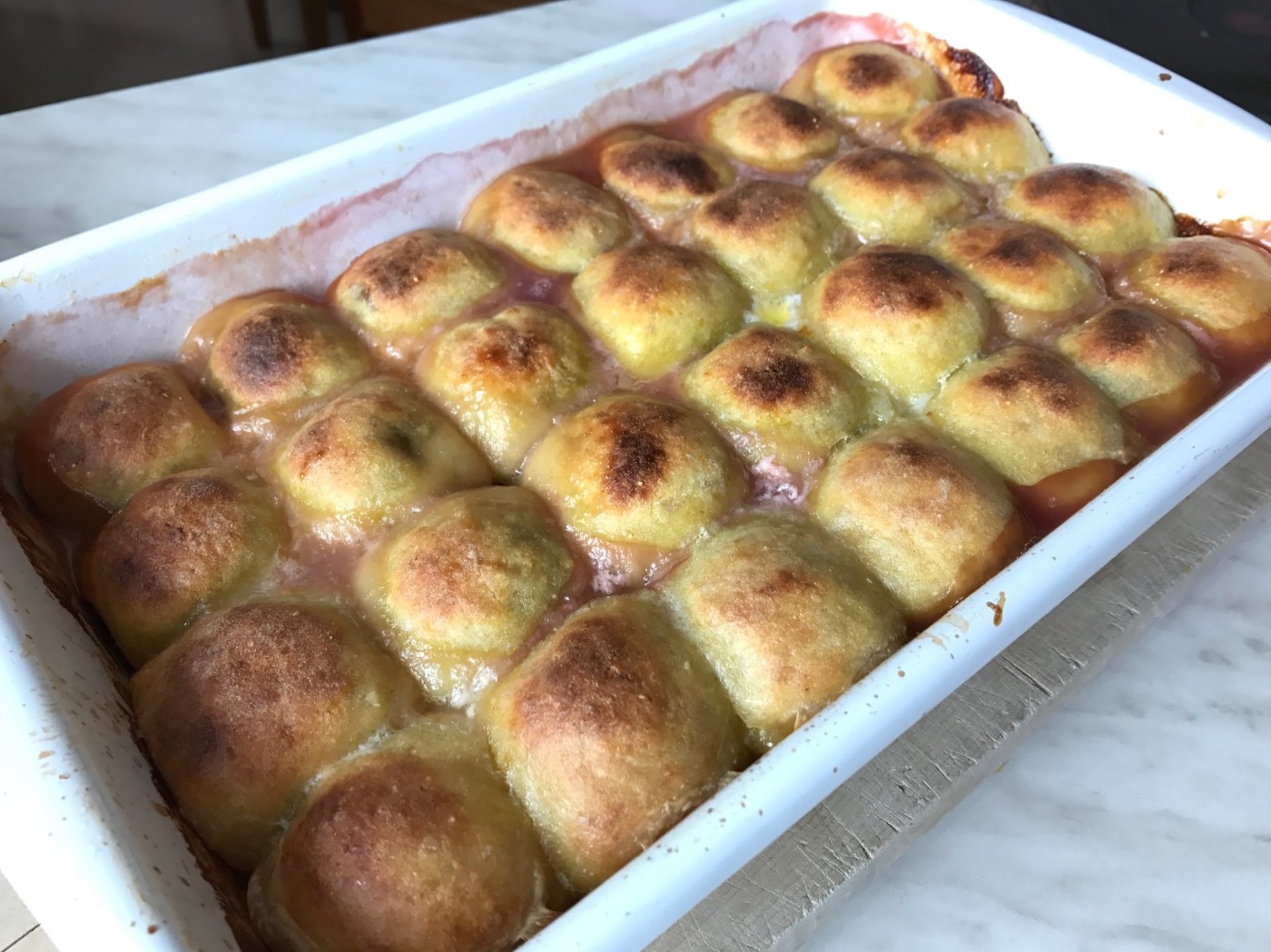 Gebackene Zwetschken-Knödel