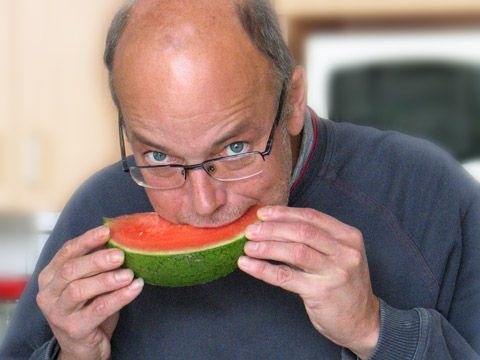 Gerhard isst Melone