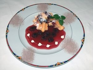 Topfen-Kirsch-Auflauf