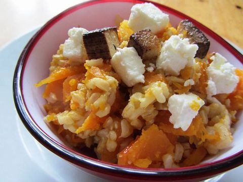 Einkornreis-Kürbis-Salat