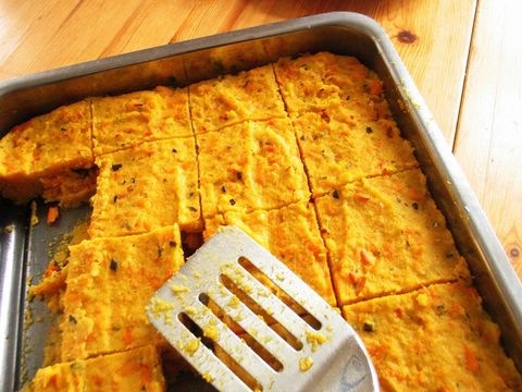 Polenta-Gemüsekuchen