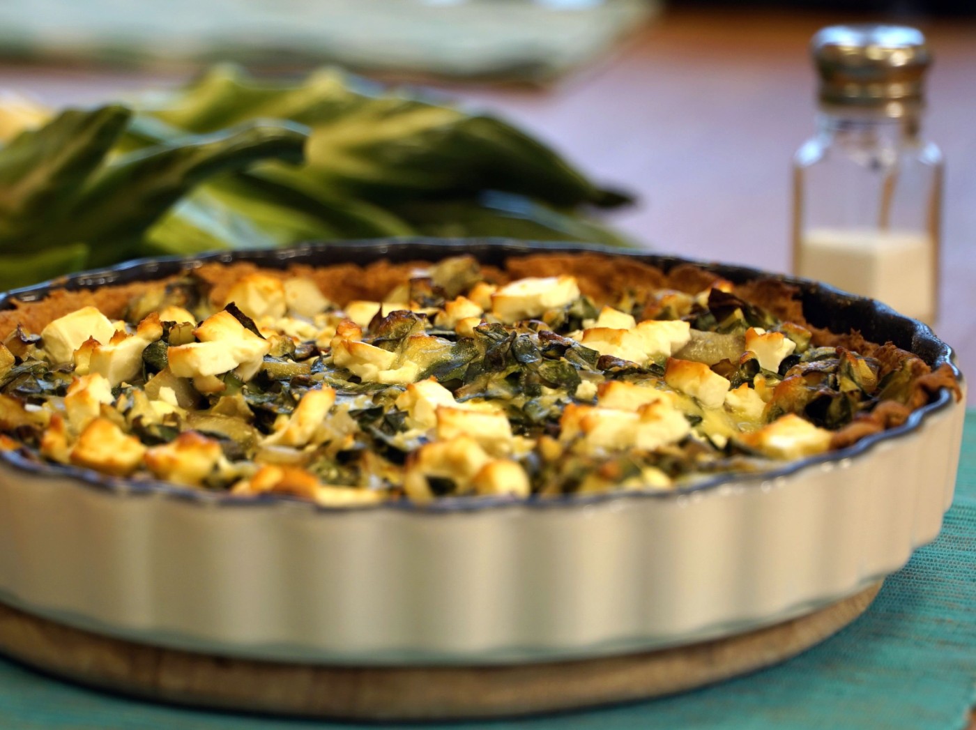 Mangold-Schafkäse-Tarte