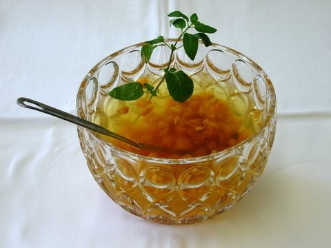 Marillen-Bowle