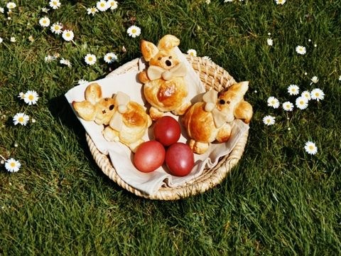 süße Osterhasen
