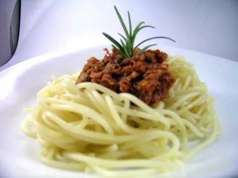 Fleisch-Karotten-Grünkern-Sugo