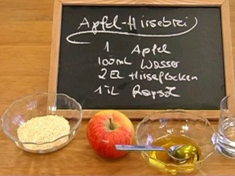 Rezept Apfel-Hirsebrei
