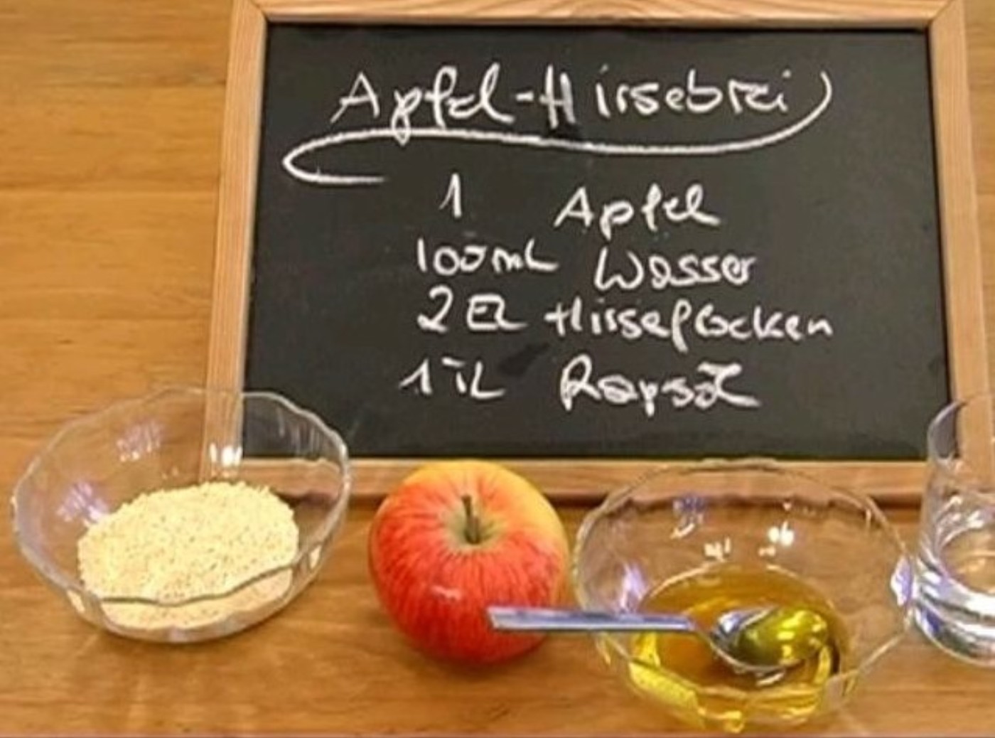 Rezept Apfel-Hirsebrei