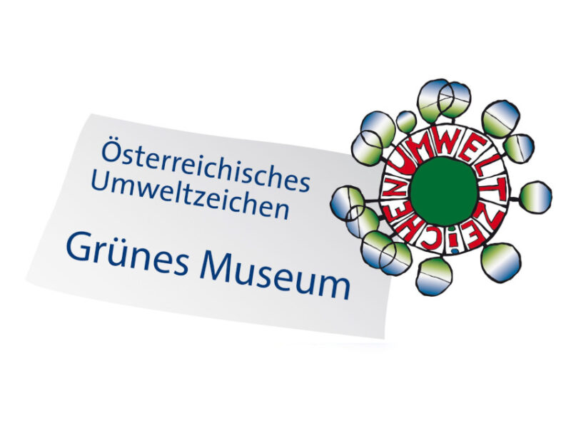 Umweltzeichen Grünes Museum Logo