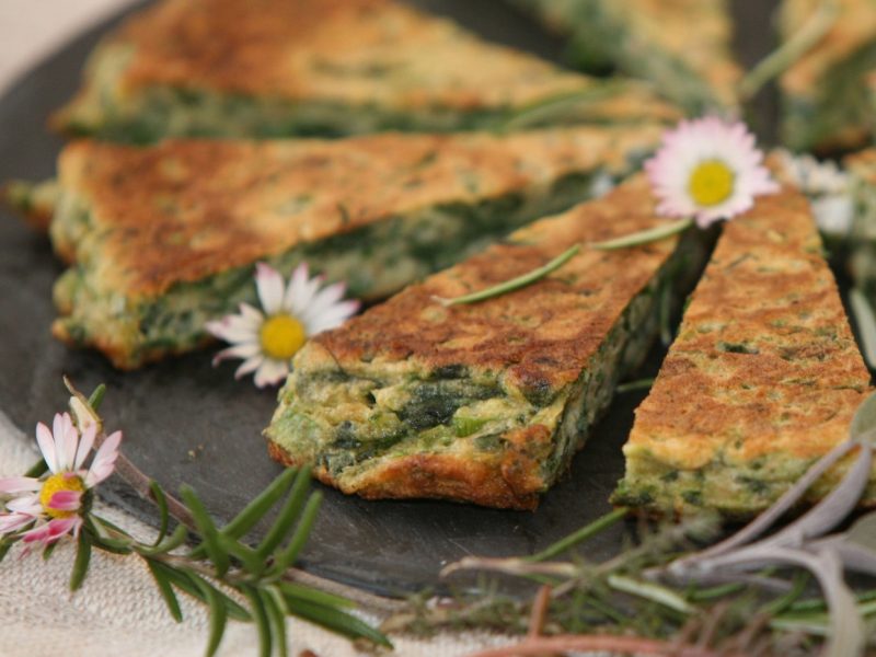 Wildkräuter-Omelette