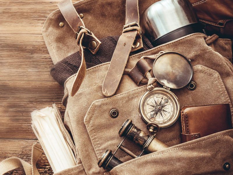 Urlaub einmal anders: mit Rucksack und Kompass