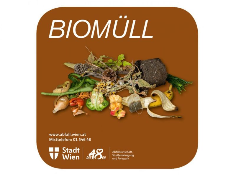 Aufleber Biomüll