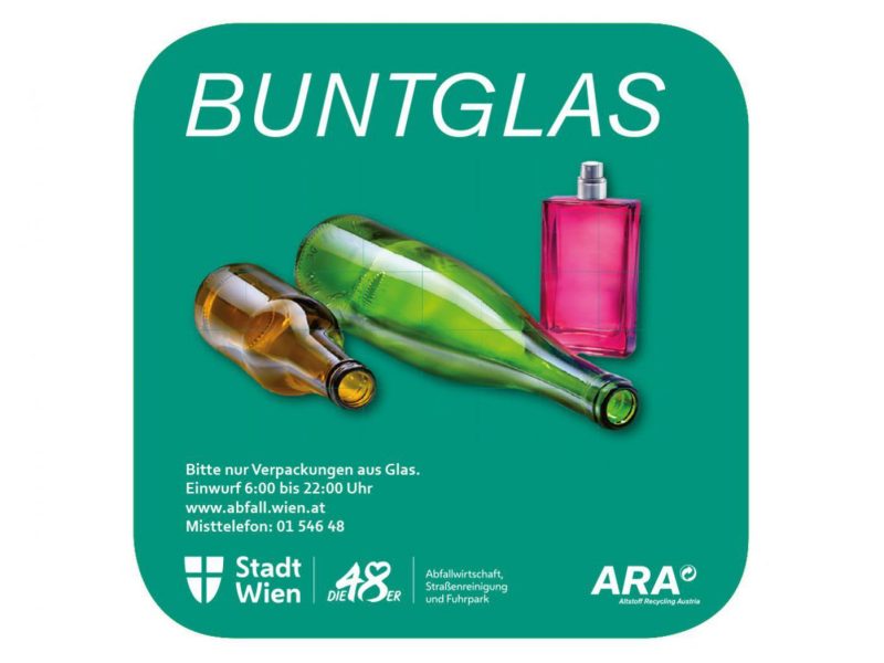 Aufleber Buntglas