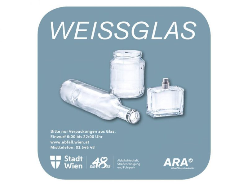 Aufleber Weissglas