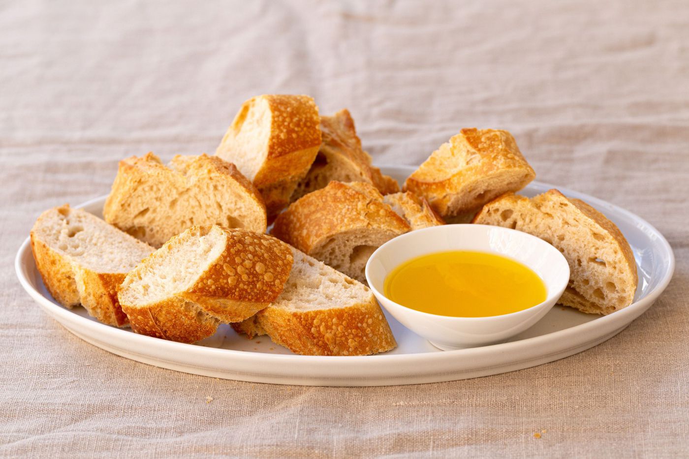 Baguette mit Leinöl