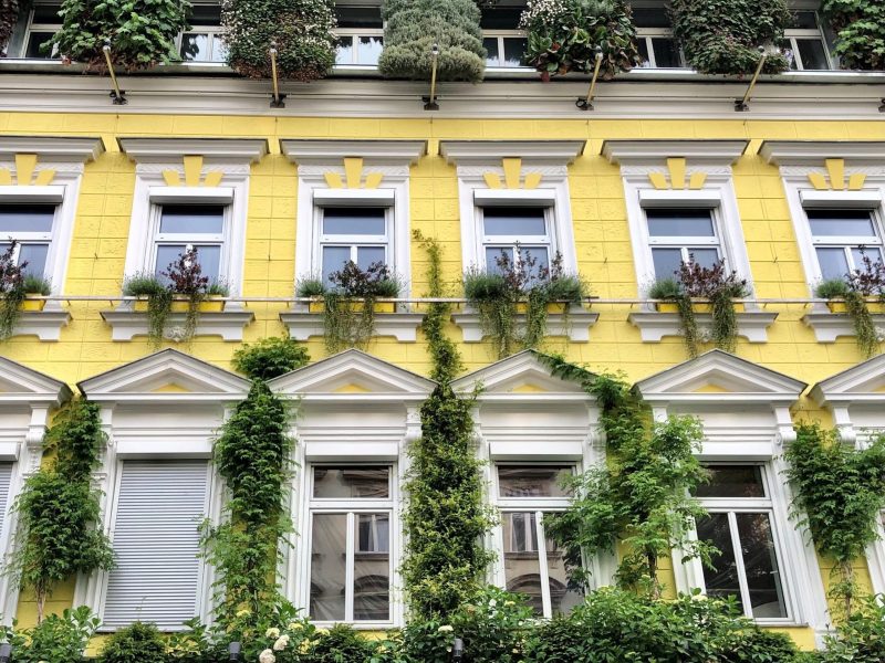 Begrünte Fassade