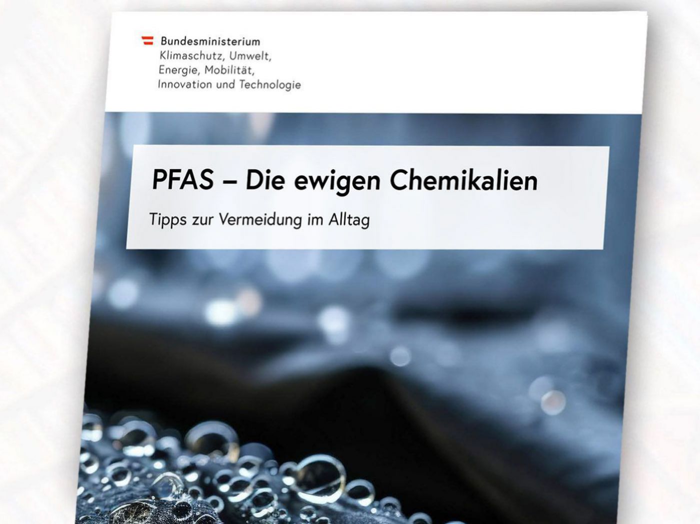 Cover der PFAS-Broschüre