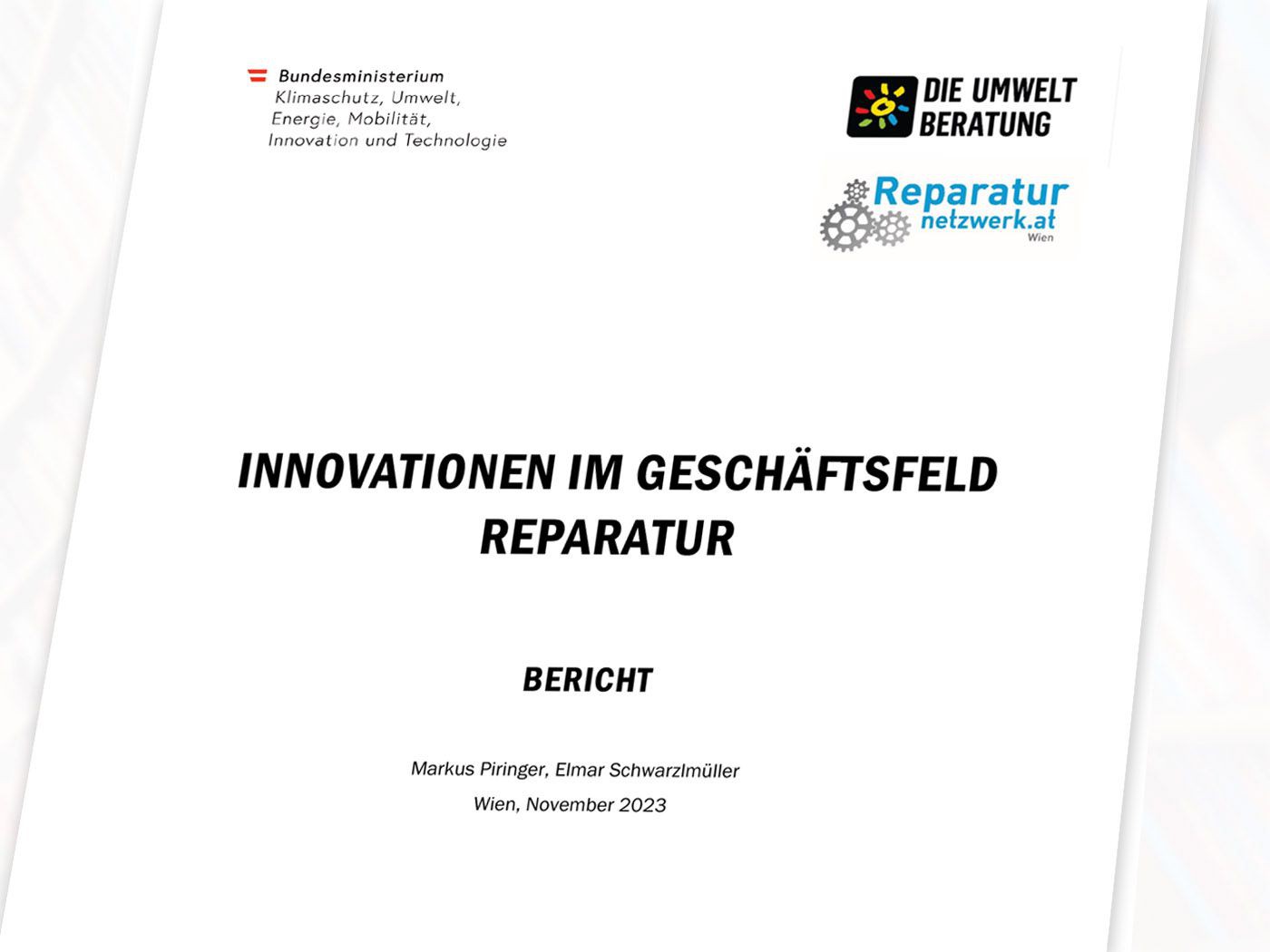 Cover vom Bericht