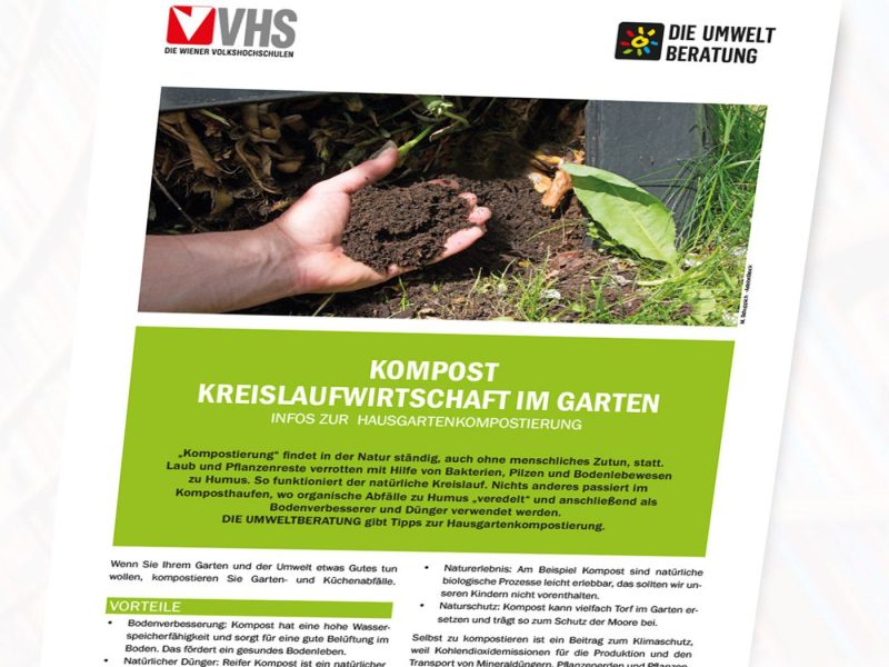Cover Infoblatt Kompostieren