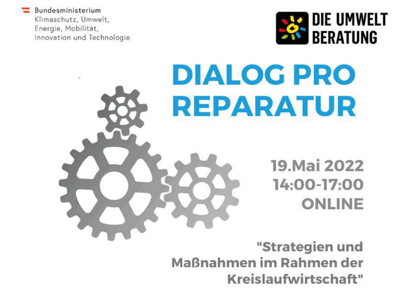 Sujet "Dialog pro Reparatur" mit Zahnrädern
