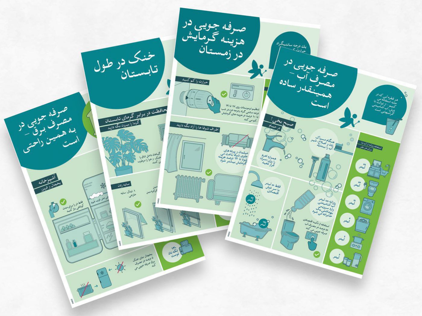 Energiesparen auf Farsi