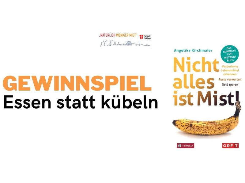 Gewinnspiel-Sujet mit Buchcover von "Nicht alles ist Mist"