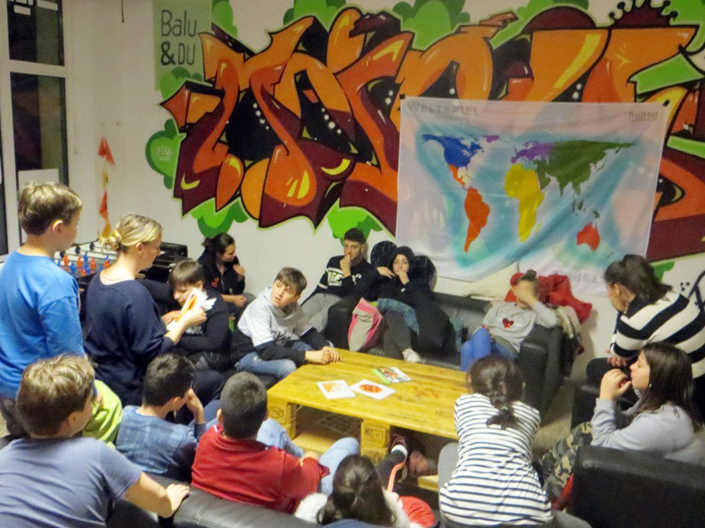 Kinder beim Workshop