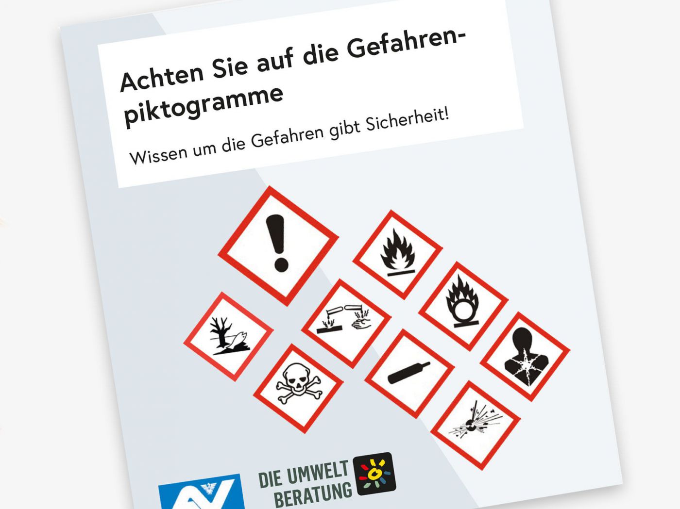 Gefahren Piktogramme