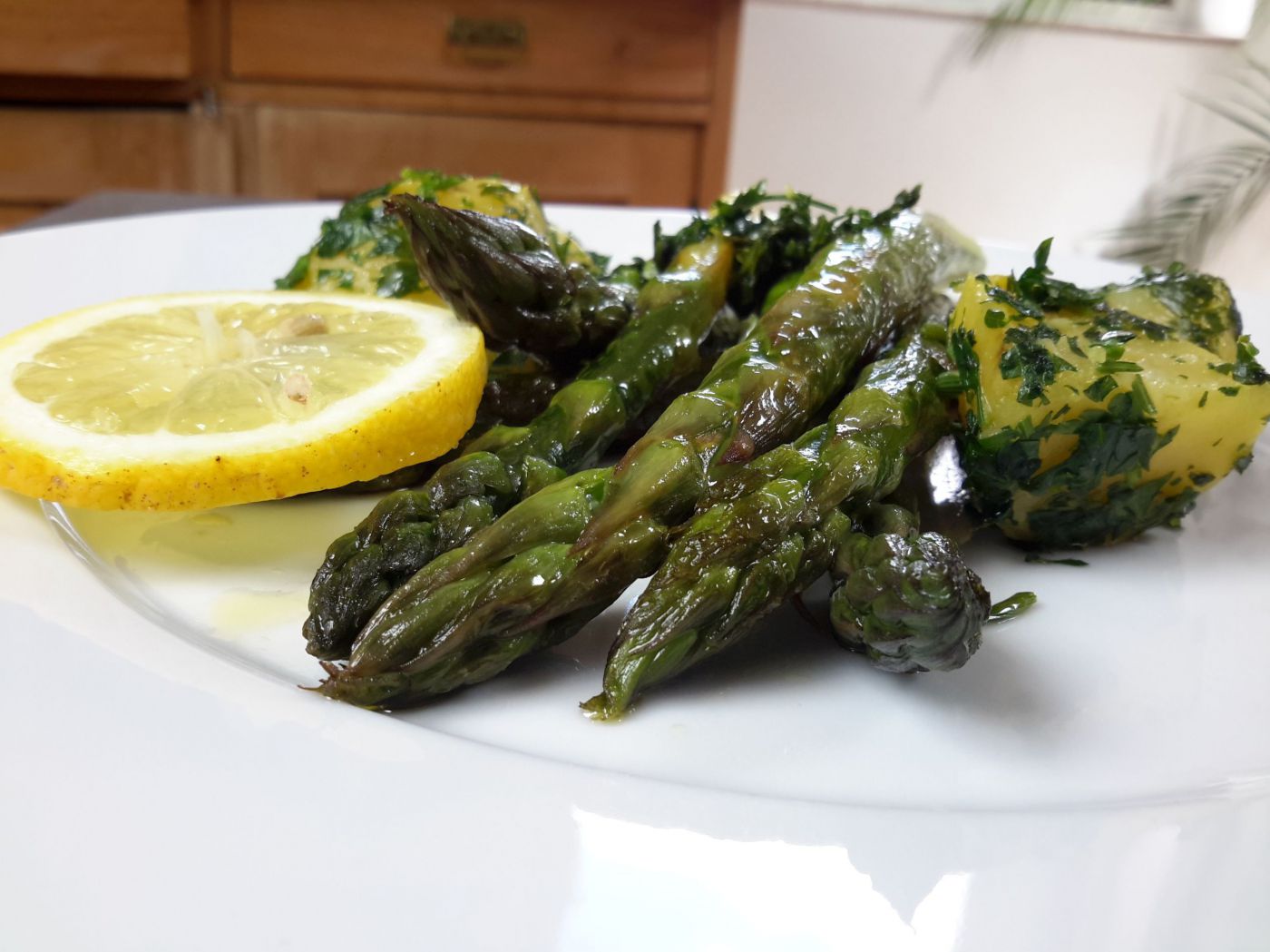 Grüner Spargel