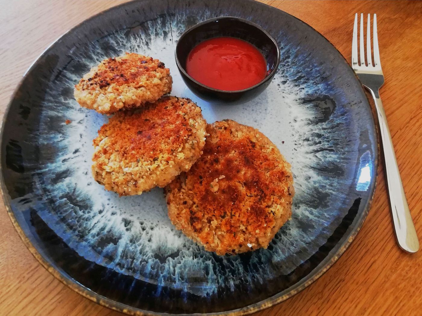 vegane Haferflockenlaibchen