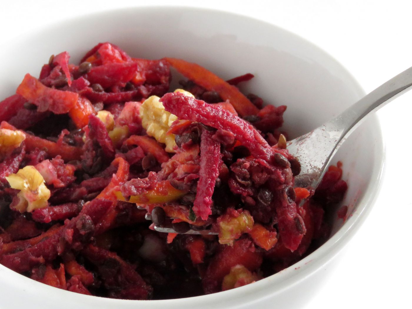 Linsensalat mit roten Rüben