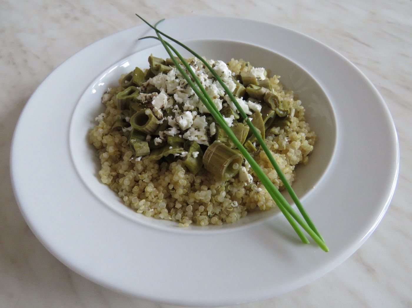 Staudenknöterich mit Feta