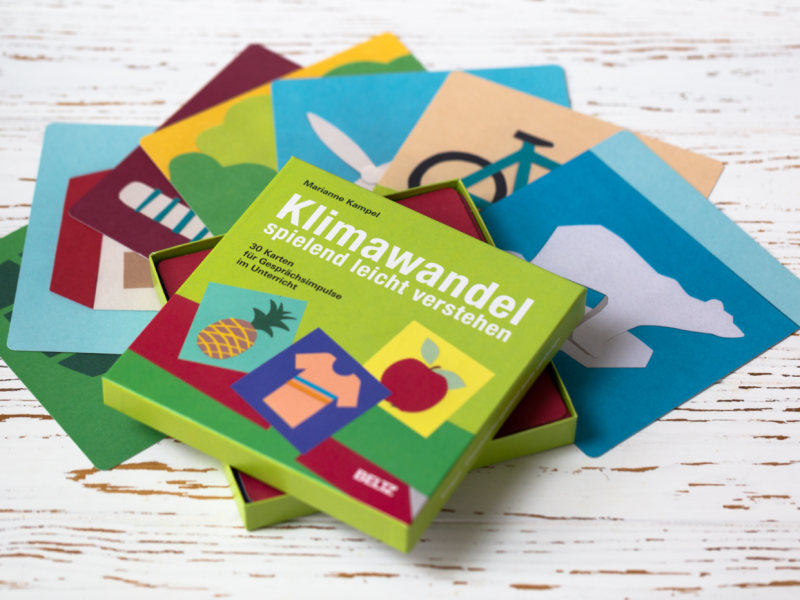 Klimawandel Spiel mit Karten