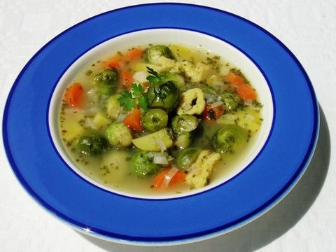 Kohlsprossensuppe