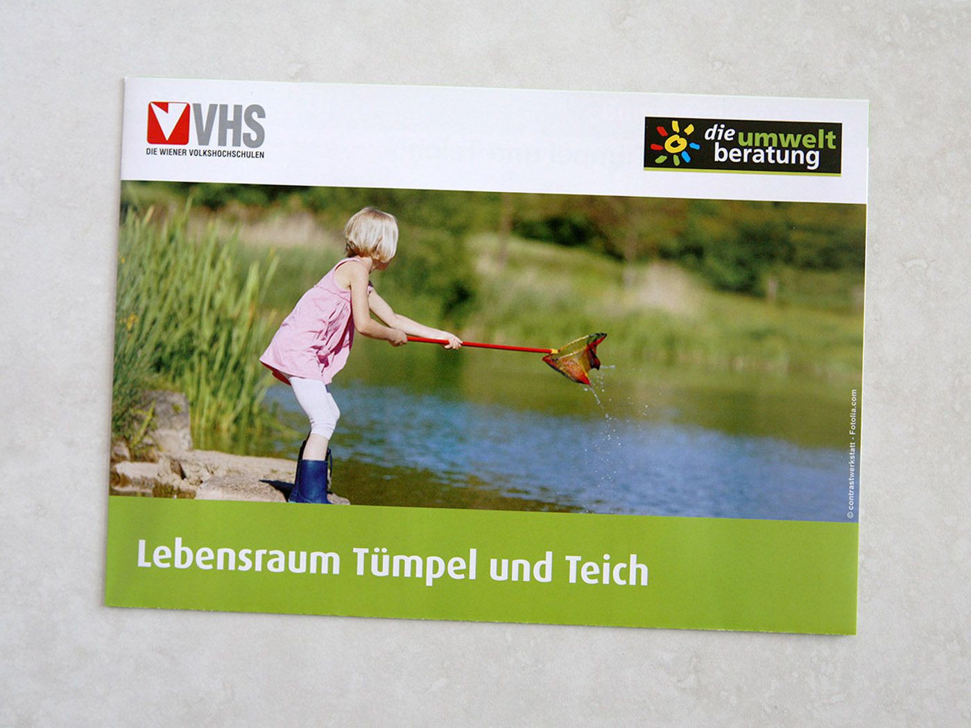 Cover des Posters Lebensraum Tümpel und Teich