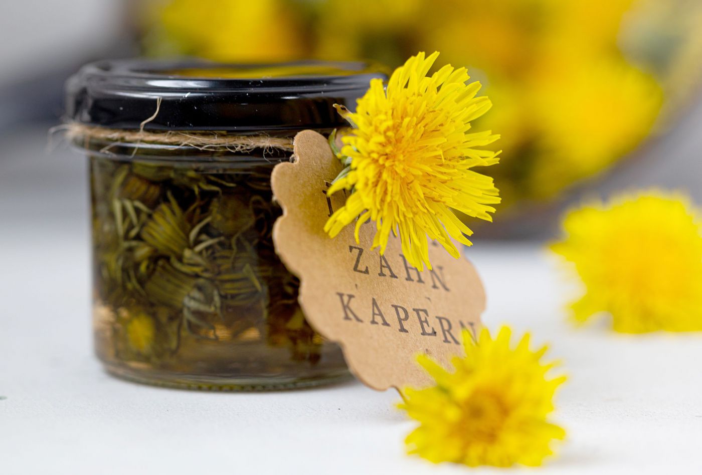 Löwenzahnknospen-Kapern