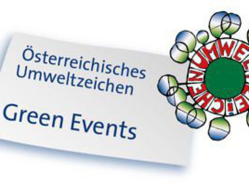 Umweltzeichen-Logo Green Events
